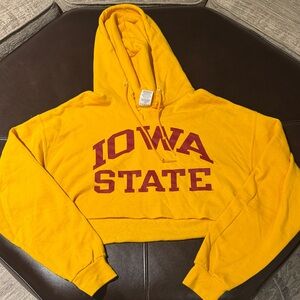 Iowa State crop top hoodie